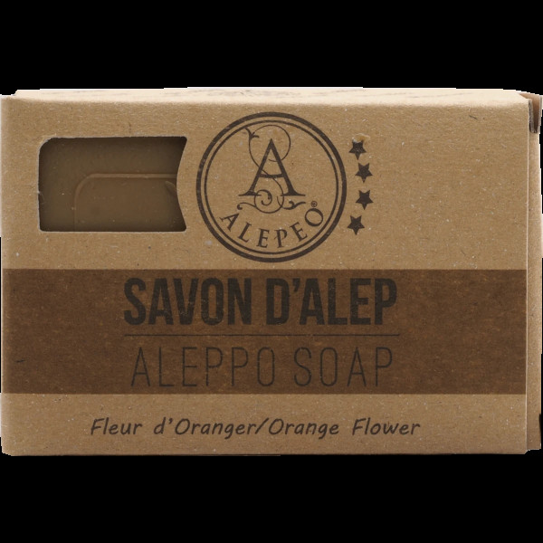 ALEPEO Aleppo Olivenölseife mit Orangenblütenduft 100 g