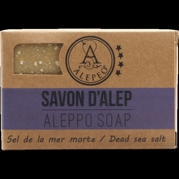ALEPEO Aleppo Ölivenölseife mit Totem Meersalz 100 g